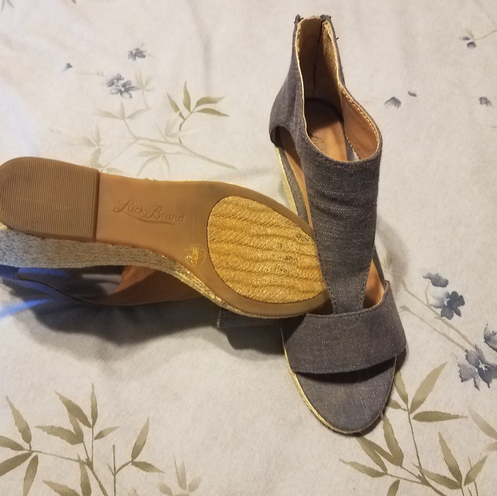 Lucky Brand Denim Sandals